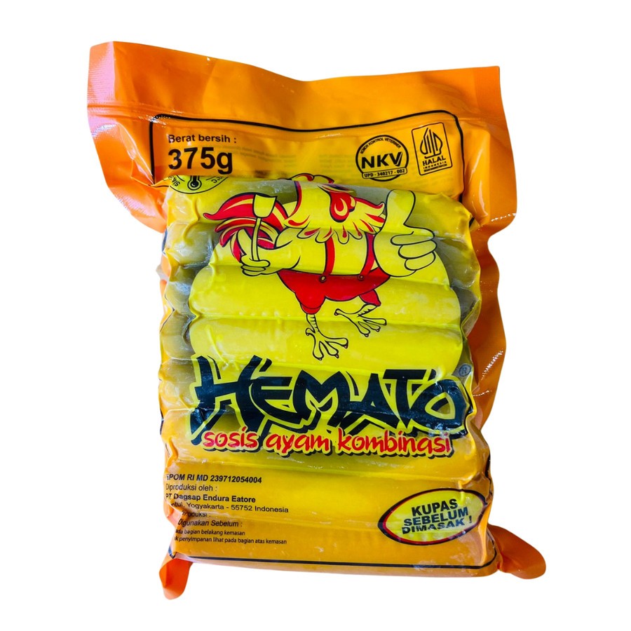 

Hemato Chicken Sausage 375gr / Hemato Sosis Ayam 375gr