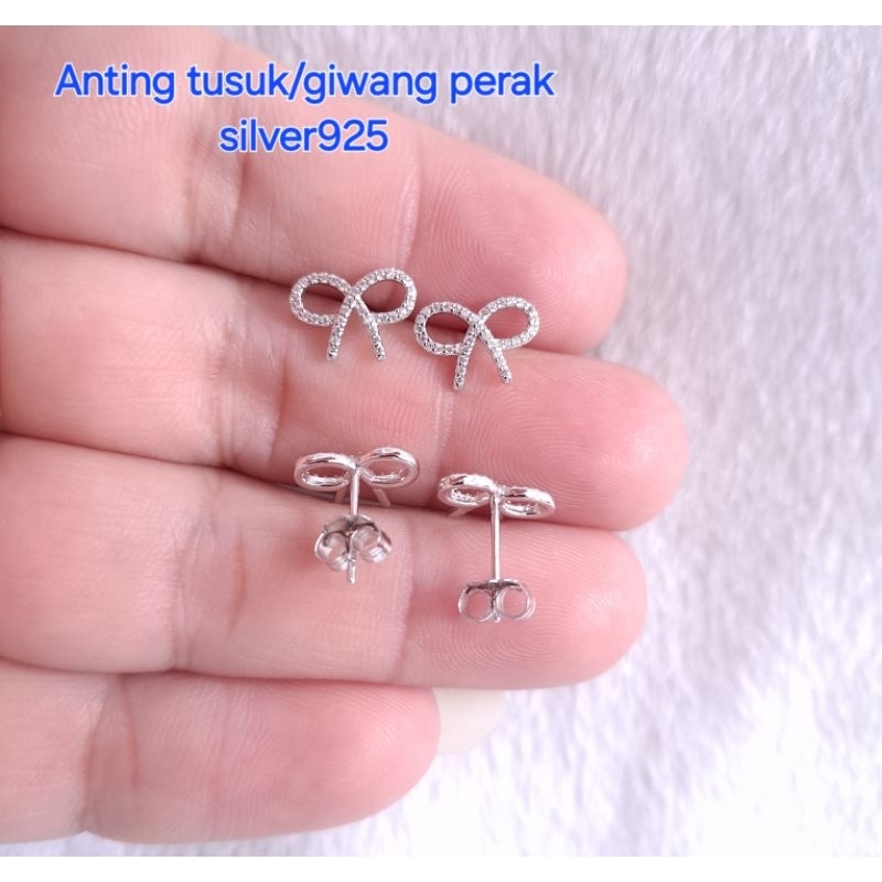 Giwang tusuk perak silver925 giwang dewasa
