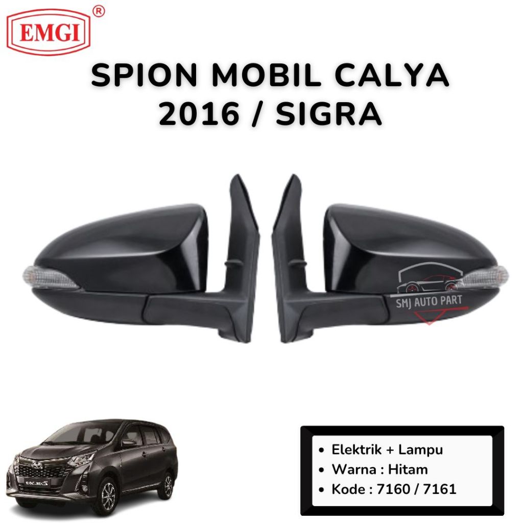 EMGI - SPION MOBIL CALYA 2016 / SIGRA - ELEKTRIK + LAMPU