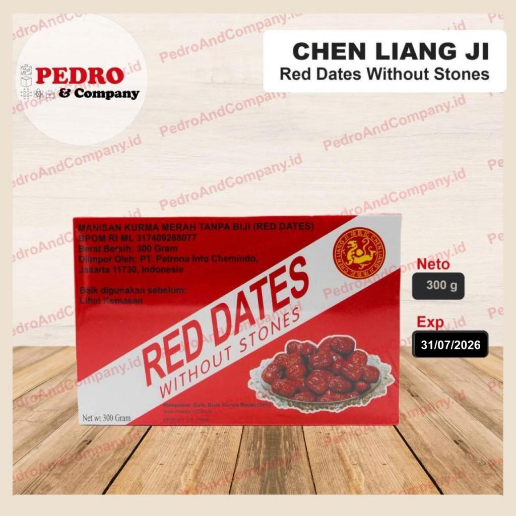 

Chen liang ji red dates manisan kurma tanpa biji 300 gram