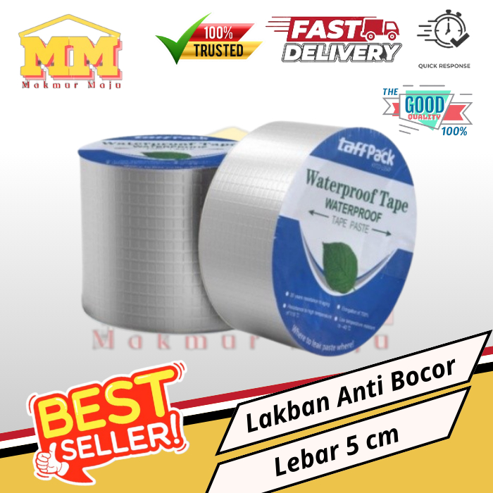 Lakban Anti Bocor /  Lakban Aluminium Foil Tahan Air Bocor