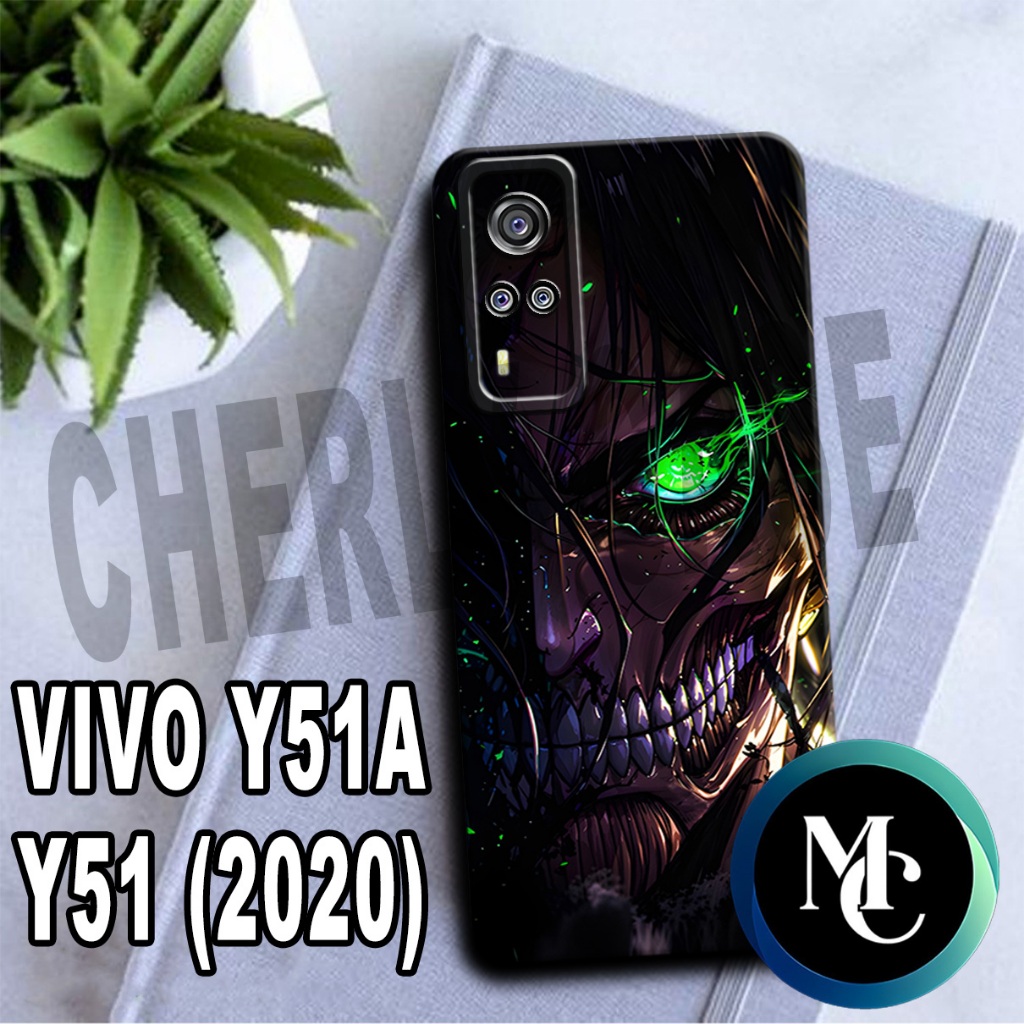 CC11/ Softcase karet lentur untuk VIVO Y51A DAN Y51(2020) /Motif ANIME /case VIVO Y51A/kesing VIVO Y