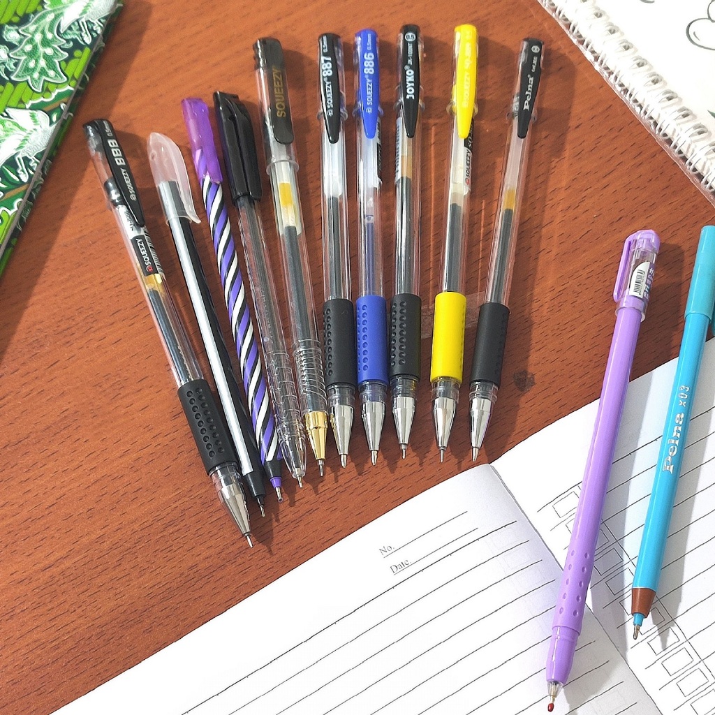 

Apazada - Gel Pen / Pulpen Gel Men Collection 0.5mm [1 Pack - 12 Pcs Pulpen] / Pena Pen