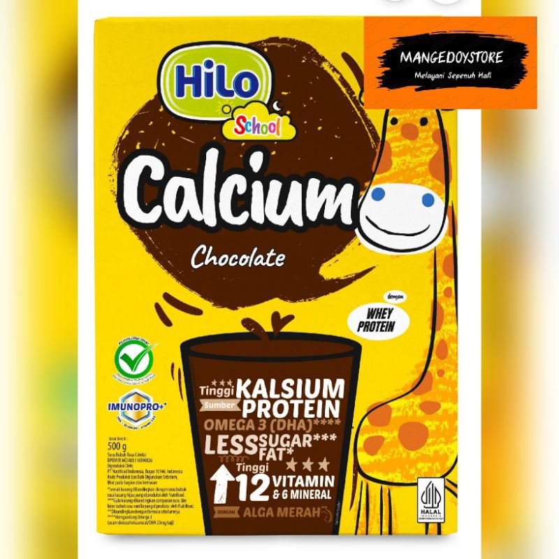 

New // Hilo School Chocolate 1000 Gram /750Gr/500Gr- Susu Tinggi Kalsium // 100% Original