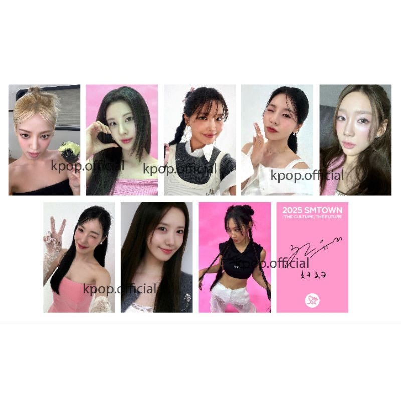 SNSD GIRL GENERATION SMTOWN THE CULTURE FUTURE PHOTOCARD POB BENEFIT MD LUCKY CARD