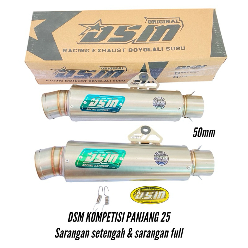 Knalpot Dsm kompetisi 25cm Great A SARANGAN FULL&SETENGAH
