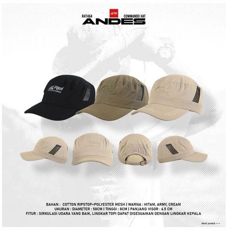 New Arrival Topi Rei Arei Commando Komando Andes T464008