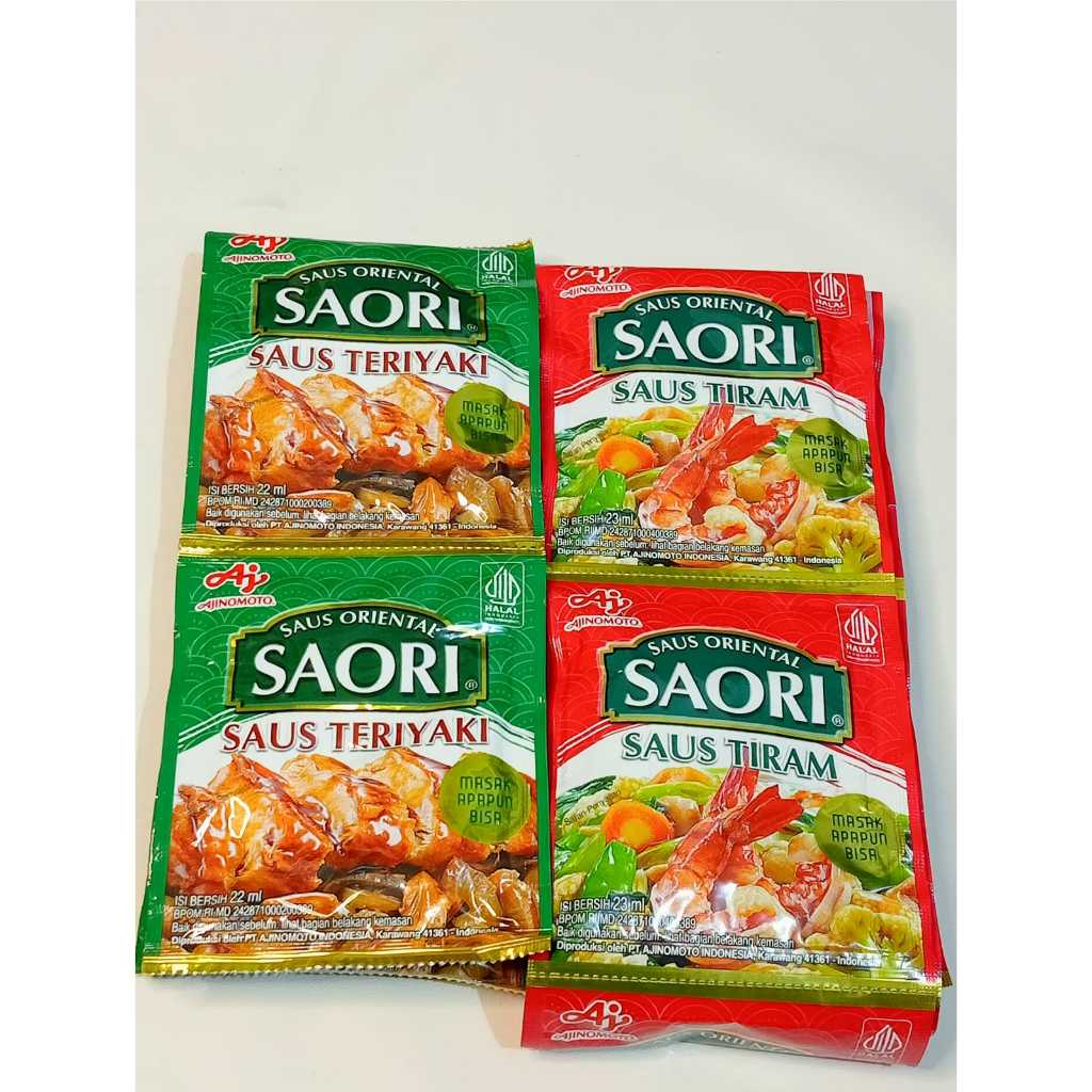 

Saori Saus Tiram / saus teriyaki Sachet ( 1 renceng ) – Bumbu Praktis dan Halal untuk Masakan Lezat