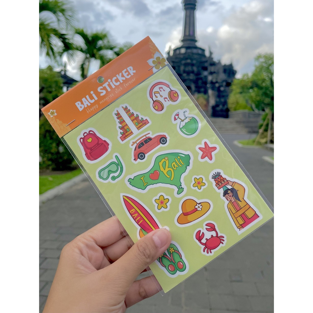 

Bali Sticker - Stiker Lucu Imut Estetik Tahan Air untuk Notebook, Jurnal, Laptop, Botol Minum, Koper - Stiker Hias Travel Bali, Souvenir, Koleksi, Dekorasi Barang - Stiker Khas Bali Murah dan Cute - Variasi Hijau Muda
