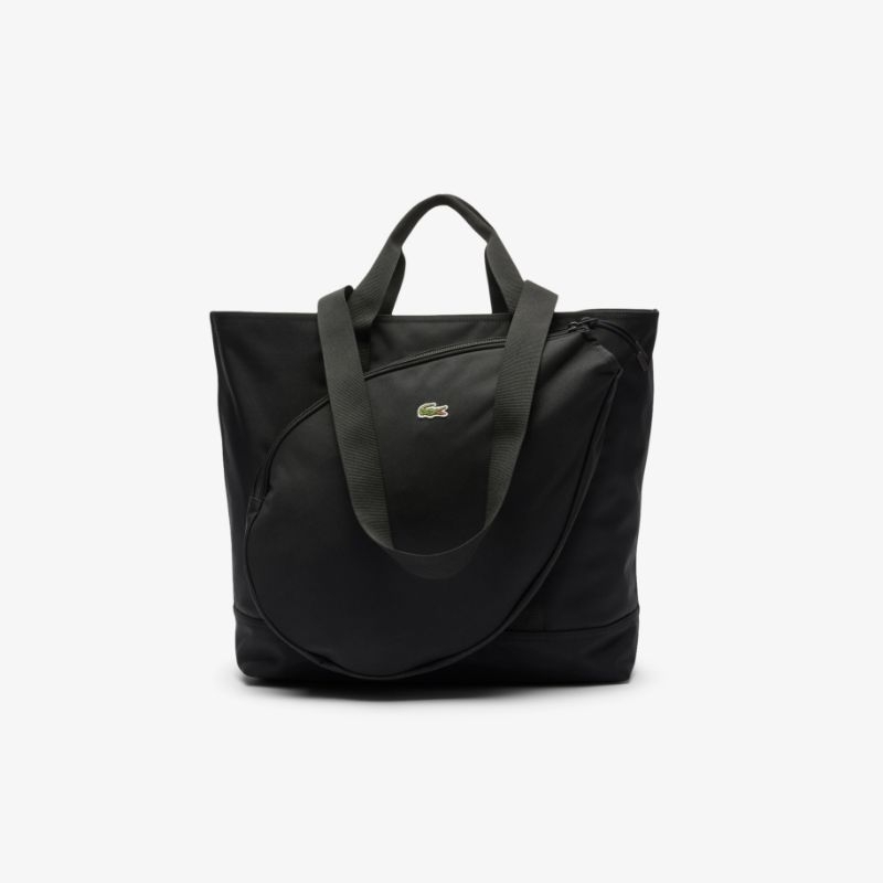 Lacoste Unisex Shopping Bag With Tennis Pocket - Black 000
