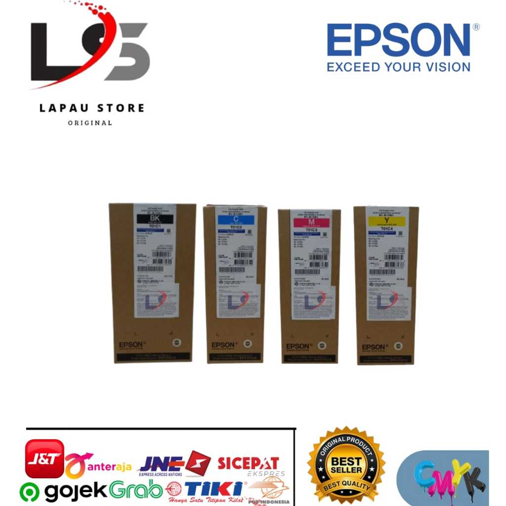 Tinta EPSON T01C Standard Tinta printer Epson WF C579R 579R