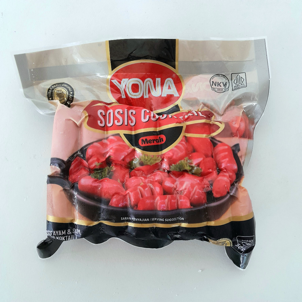 

YONA sosis sapi cocktail merah 450gr