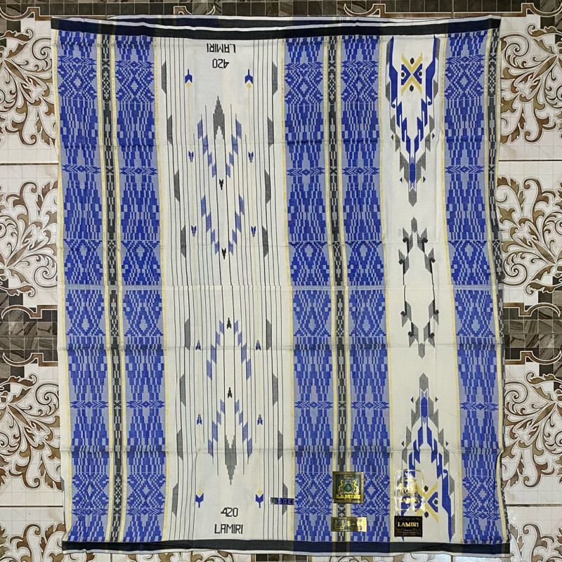Sarung LAMIRI SGE SUTERA MESRES JAHIT TENGAH