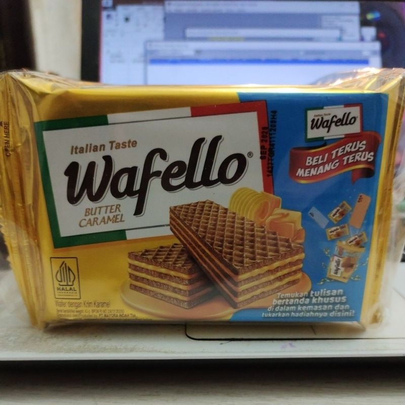 

Roma wafello butter caramel 1pak isi 10pcs @43gr