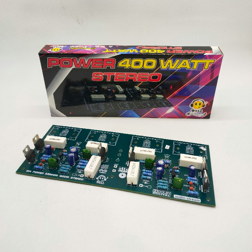 Kit Power 400 Watt Stereo Well