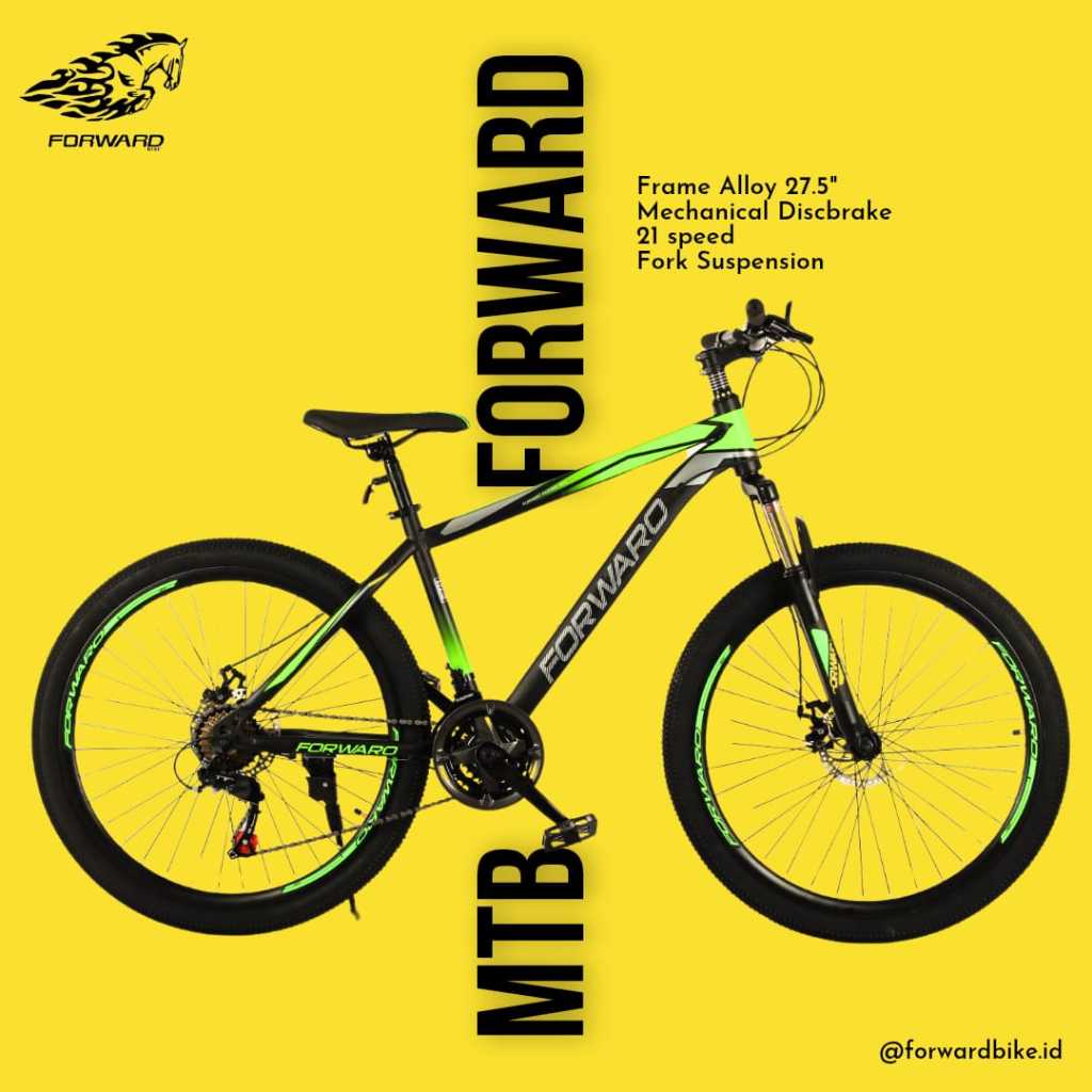 Terbaru sepeda gunung MTB forward 27,5 alloy