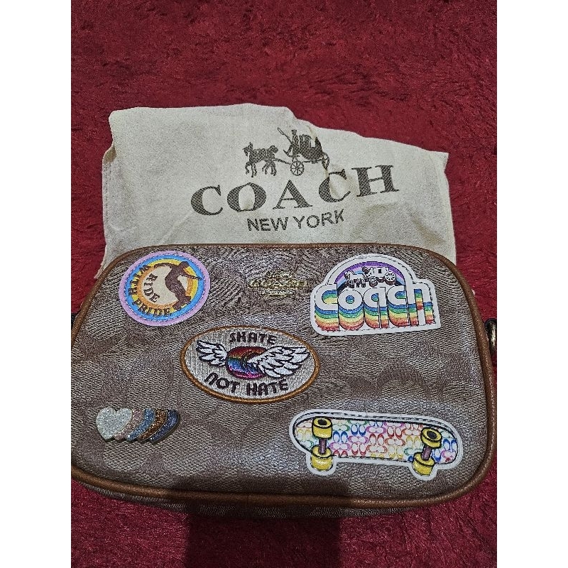 Coach Tas Selempang Kereta NEW YORK