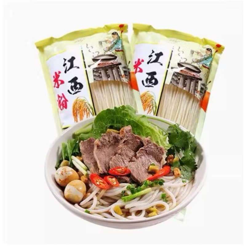 

Mie Beras Jiang xi mi fen Rice Vermicelli Rice Noodle 江西米粉 1.25kg Merk: Shui Zhi Yuan / 水之缘 Berat Bersih: 1.5 Kg