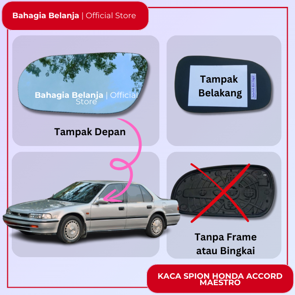 KACA SPION HONDA ACCORD MAESTRO 90 91 92 93 94 Cermin Kaca Spion Honda Accord Maestro MAESTRO Kanan 