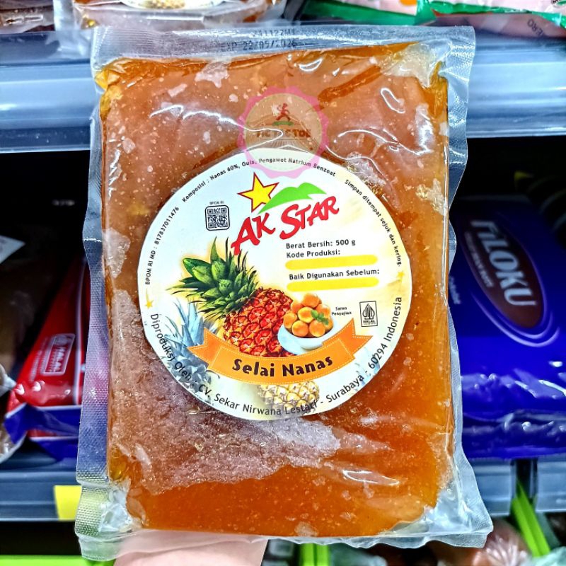 

AK Star Selai Nanas 500g / Selai Nastar / Selai