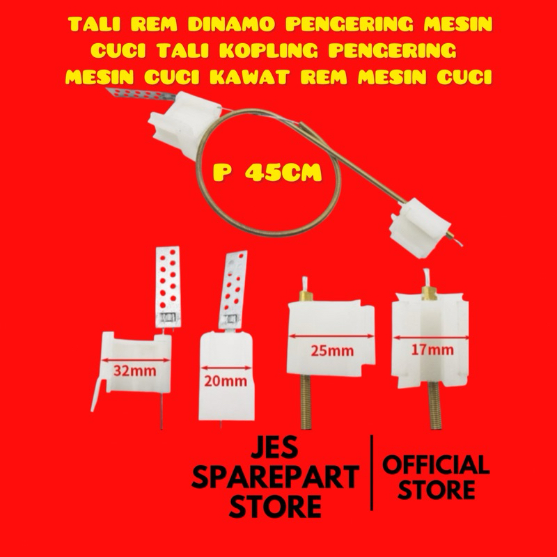 TALI REM KAWAT MESIN CUCI / TALI REM PENGERING MESIN CUCI