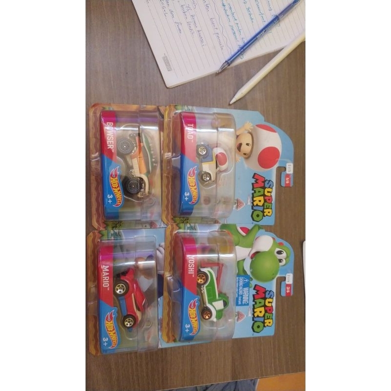Hot wheels super mario character cars