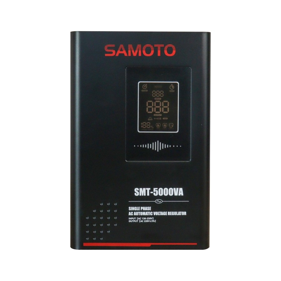 Stabilizer Pen stabil Voltase Listrik PLN 5000 Va 1 phase Stabilser Stavol Motor AVR Samoto SMT-5000
