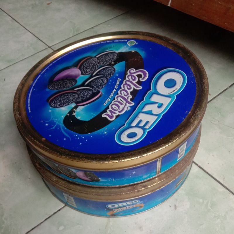 

kaleng bekas oreo 313.6g