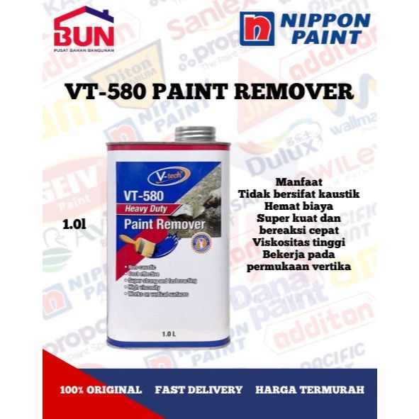 VT580 PAINT REMOVER 1KG PENGUPAS CAT/PERONTOK CAT VT580 REMOVER PAINT 1KG