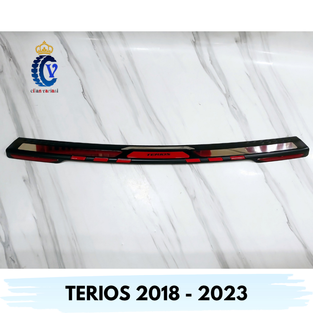 Sillplate Belakang Injakan Belakang Mobil Terios 2018 - 2023 Hitam