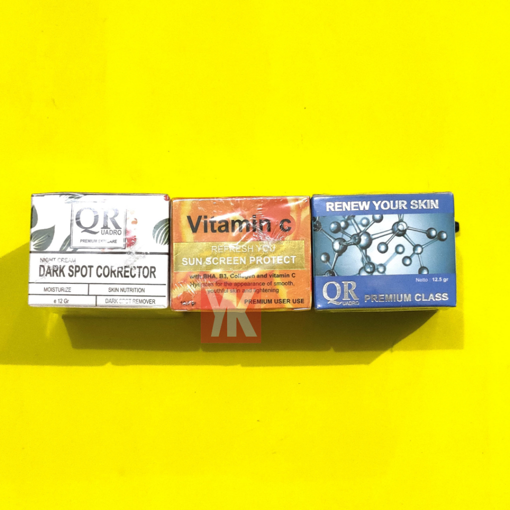 ☑️ YK ☑️ QR Quadro Moisturizer vitamin c dark spot