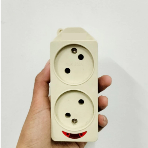 Stop Kontak Gepeng 2/3 Lubang / Terminal Kuningan