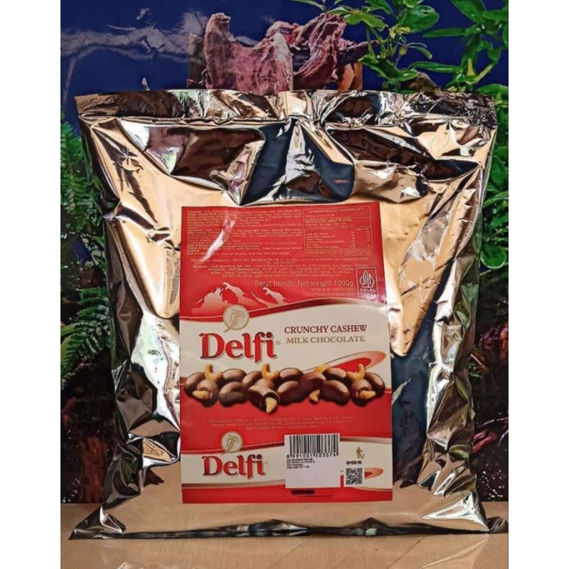 

DELFI CASHEW/ALMOND DRAGEES 1KG ORIGINAL COKELAT DELFI KACANG MEDE/ALMOND