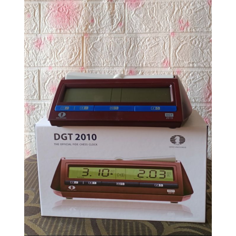 Jam Catur DGT 2010 THE OFFICIAL FIDE CHESS CLOCK Original