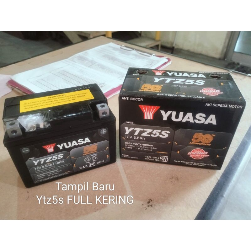 AKI YUASA 12volt untuk Beat, Vixion, Vario 110