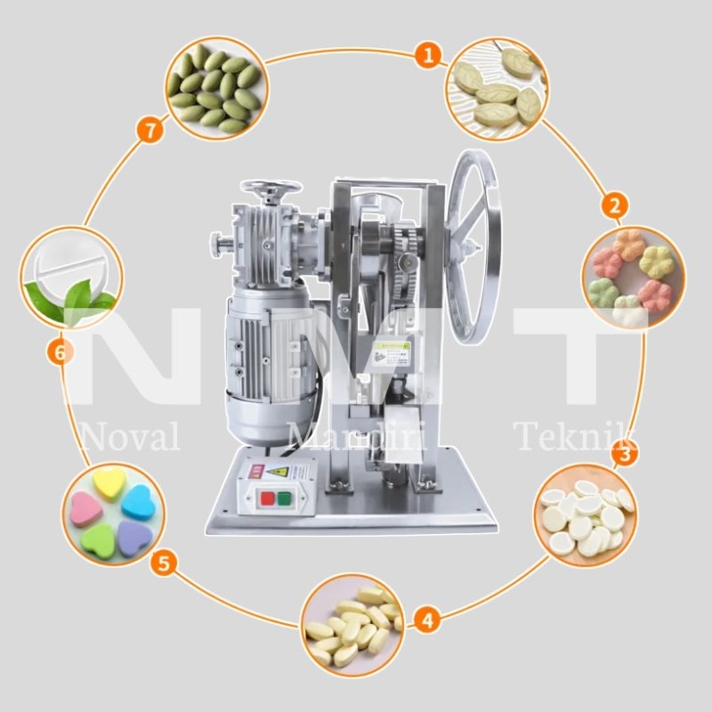 TDP-1.5N tablet press machine alat cetak tablet milk candy TDP-1,5N