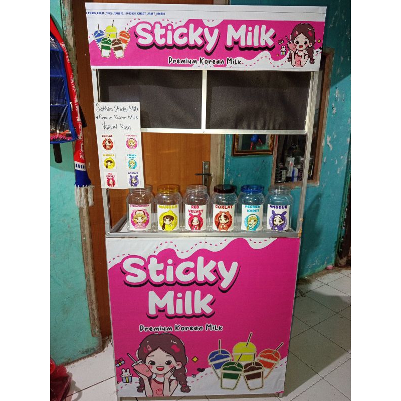 

STICKY MILK VIRAL PAKET LENGKAP FRANCHISE LANGSUNG JUALAN