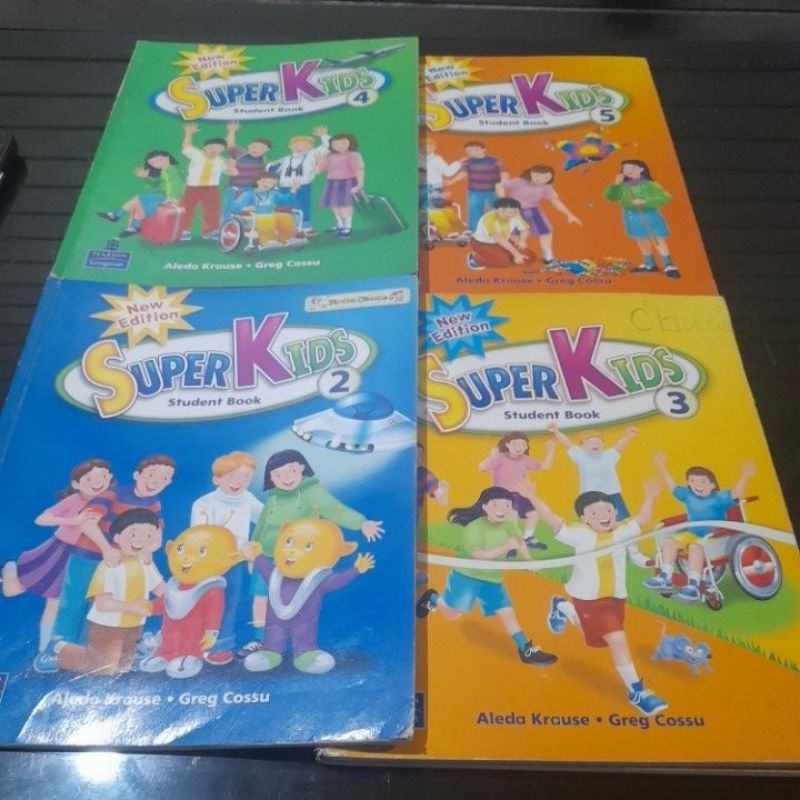 PEARSON LONGMAN SUPER KIDS STUDENT BOOK-2/3/4/5