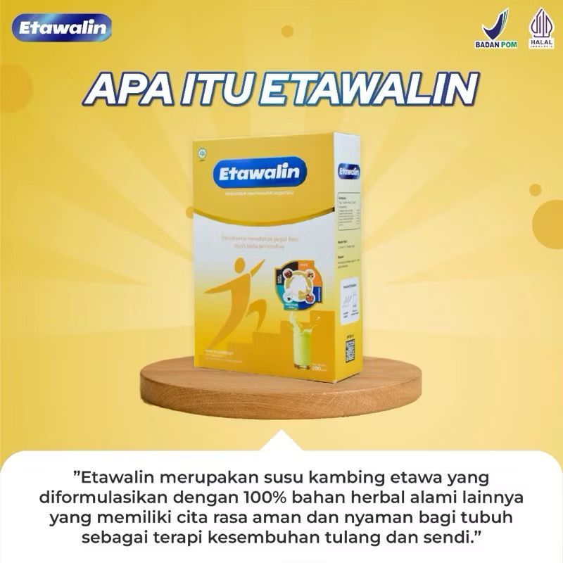 

Etawalin - Susu Untuk Membantu Meredakan Pegal Linu, Nyeri Sendi