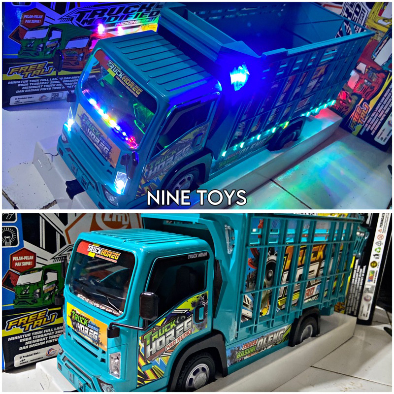 MAINAN TRUCK OLENG TRUK HOREG OLENG BESAR JUMBO TRUK BASURI TELOLET DUMP TRUCK