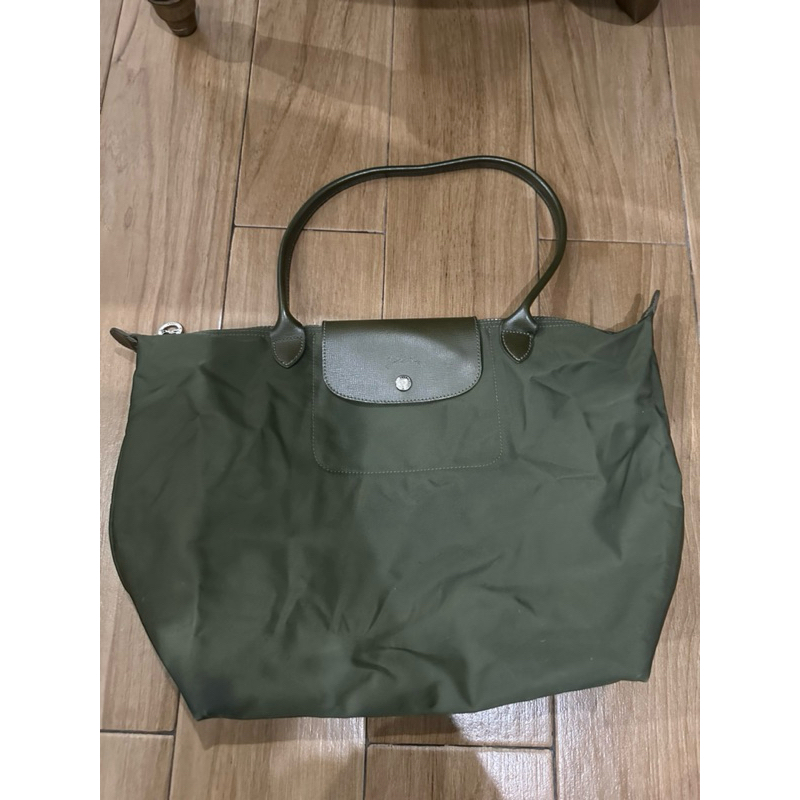 LONGCHAMP LLH Hijau army 100% ORI Preloved