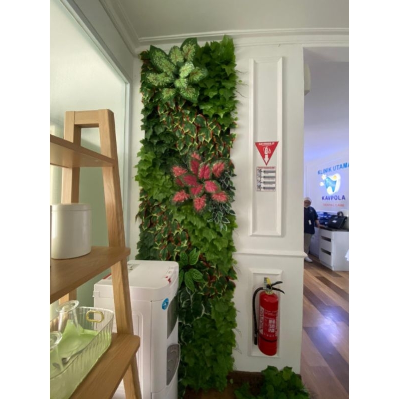 Vertical Garden Sintetis || Dekorasi Dinding Artificial || Bunga Artificial