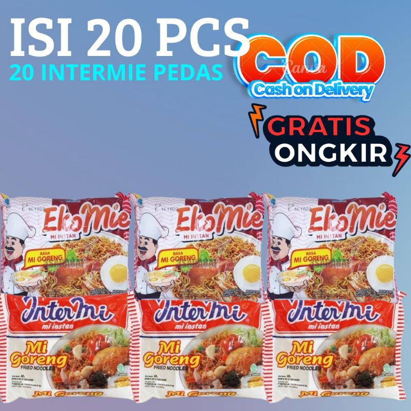 

SPECIAL 10PCS EKOMIE GORENG & 10PCS INTERMIE GORENG ORIGINAL