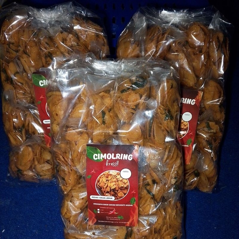 

CIMOLRING KRESS kemasan pack(isi 20pcs)23gr/pcs• 100% HOME MADE•MURAH