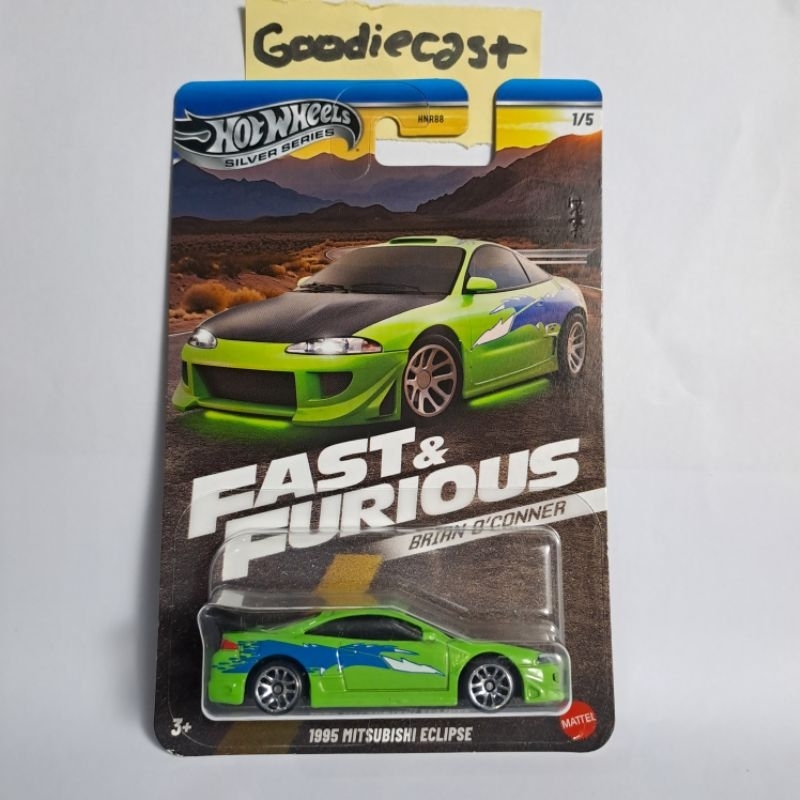 Hot Wheels 1995 Mitsubishi Eclipse Fast and Furious