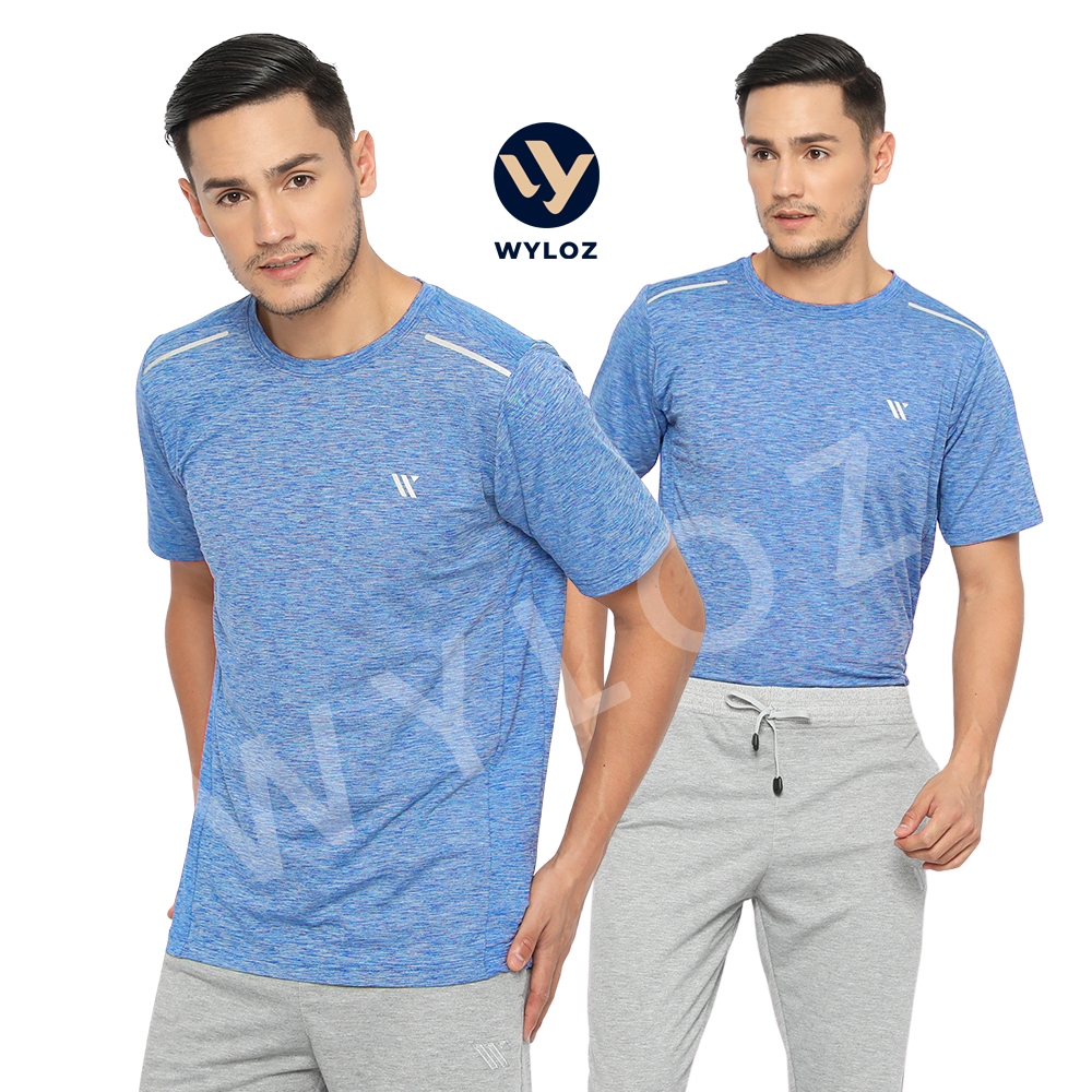 BEST DEALS WYLOZ Baju Kaos Training Olahraga Jumbo Big Size Lengan Pendek Pria Jersey Gym Fitness