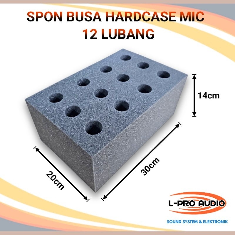 SPON BUSA UNTUK HARDCASE MIC LUBANG 12