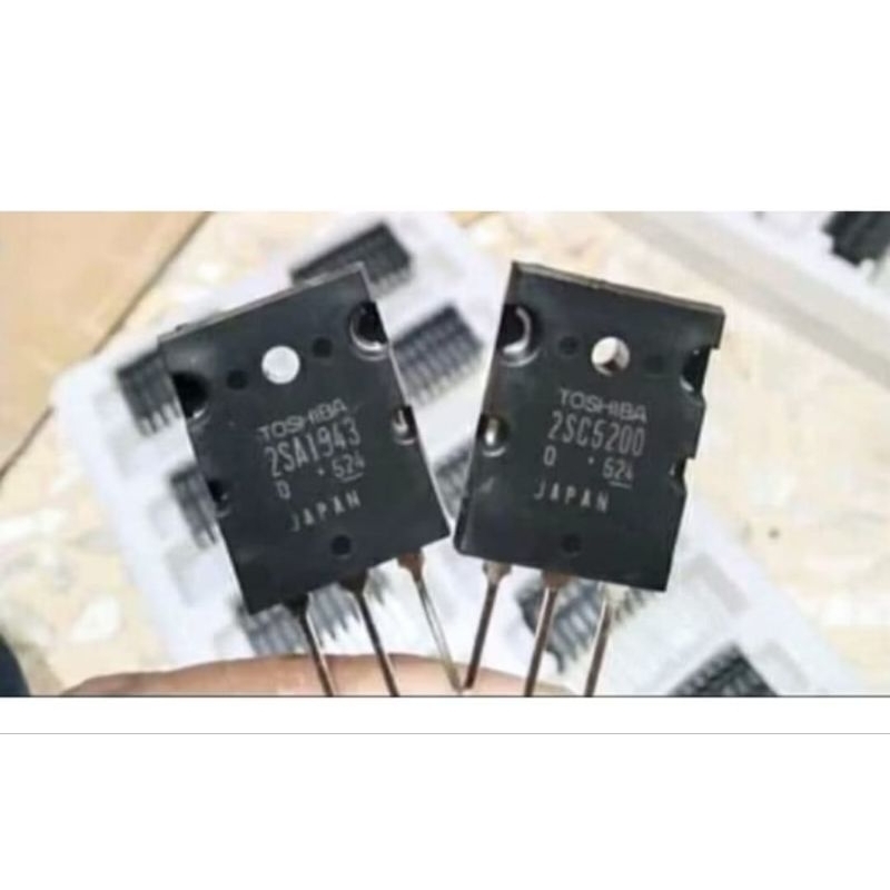 1set TRANSISTOR TOSHIBA C5200/A1943 SERI 524
