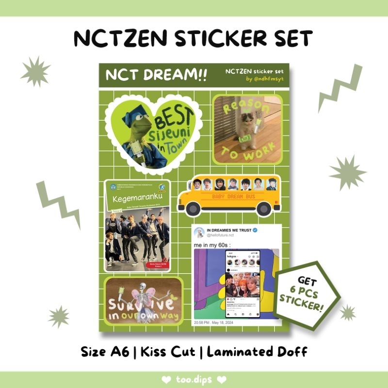 

NCTzen STICKER SET by too DIPS! | NCT DREAM