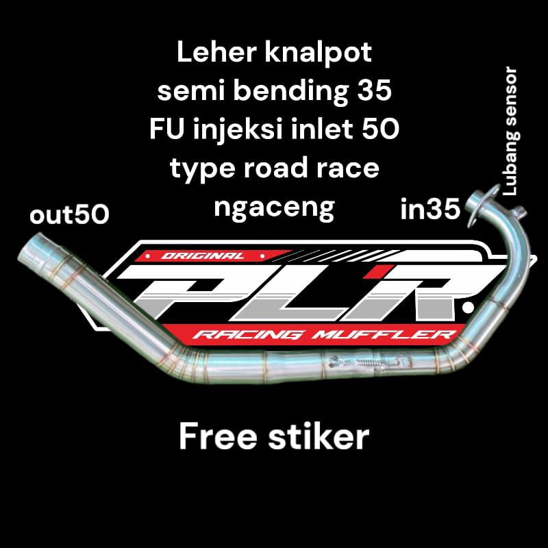 PIPA LEHER KNALPOT BENDING ROAD RACE SATRIA FU INJEKSI INLET 50